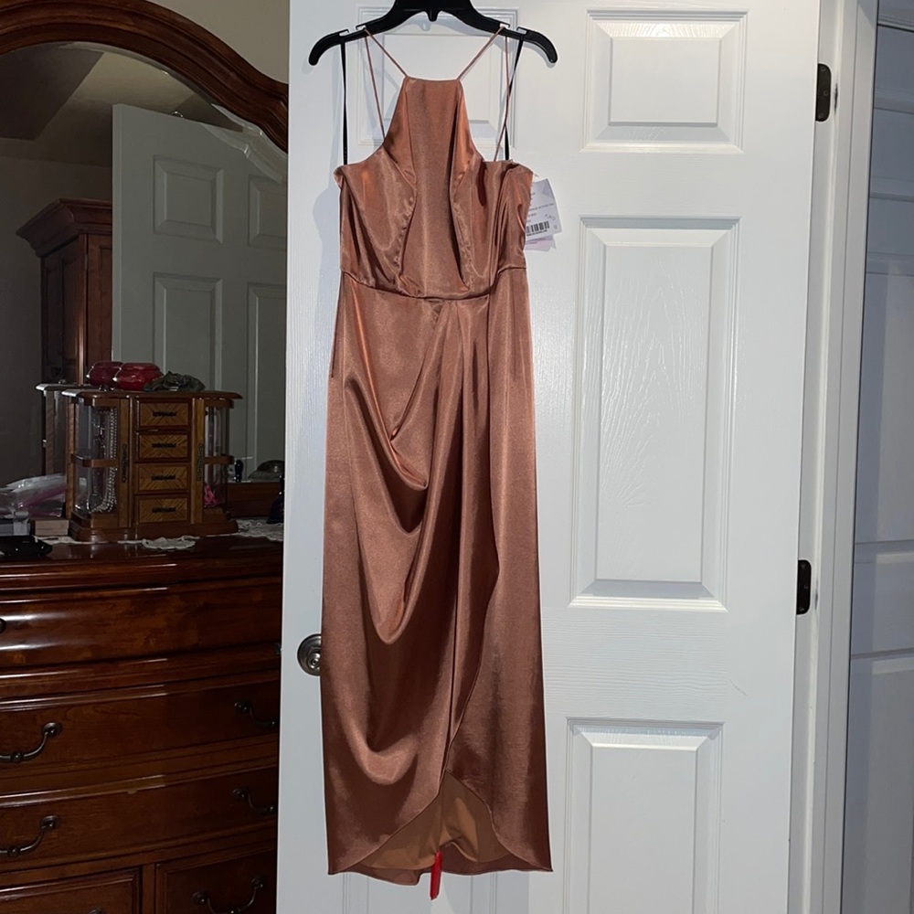 After Six Toffee Formal Dress